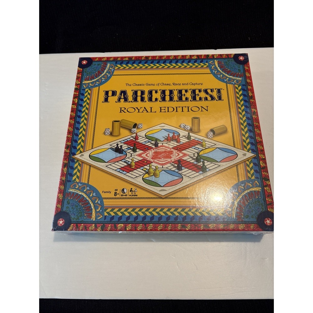 Winning Moves Parcheesi Royal Edition Board Dice Game 6106 New Sealed